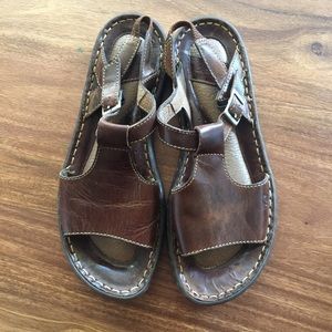 Born brown leather sandals